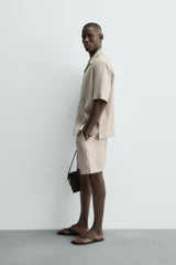 MEN 100% LINEN RELAXED FIT SHIRT