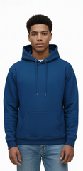 KLEINIGKEIT MENS BASIC BLUE HOODIE