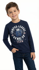 PEPPERTS! BOYS PRINTED LONG SLEEVED T-SHIRT