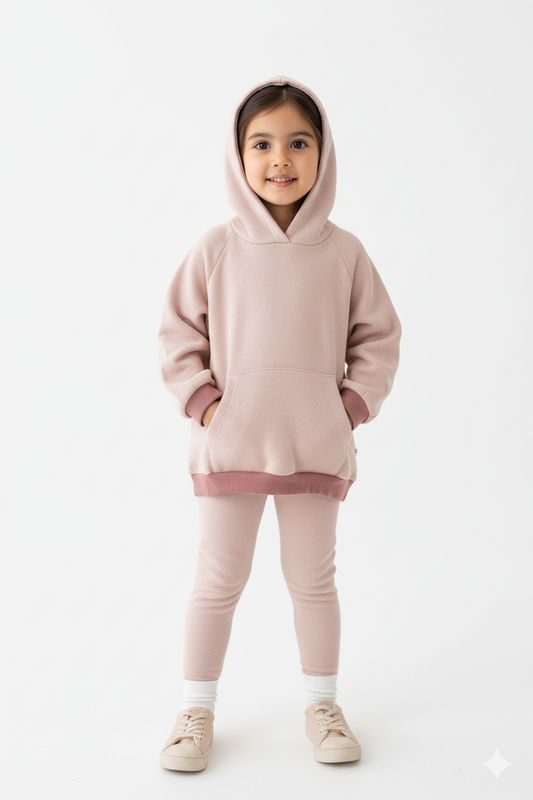 ZR GIRLS Basic Hoodie and leggings Suit