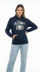 OLD NAVY Womens Chest Printed Hoodie