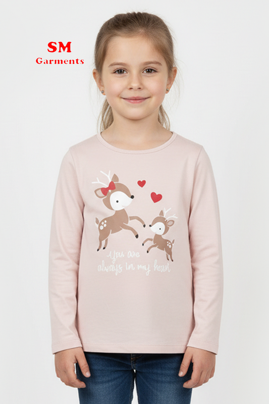 GIRLS Printed Jersey Top