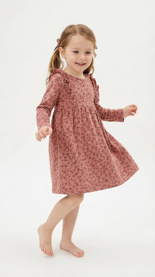 لڑکیوں کا پرنٹ شدہ لباس