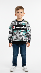 ALOHA ORIGINAL MARINES Boys Printed Street Style Graphic SweatShirt