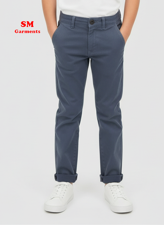 Twill Brady Slim Stone Blue Chino