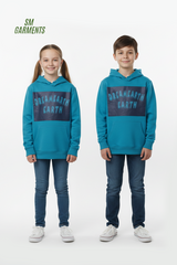 ROADWEAR Kids Teal Dream Earth Printed Hoodie