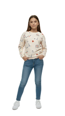 MONOPRIX TEENS Girls Printed Sweatshirt