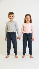 ROAD WEAR KIDS TEXTURED TROUSER (NAVY BLUE)