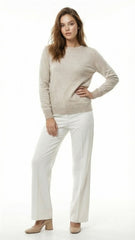 UNIT Womens Basic Biege SweatShirt