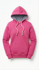 NGS Womens Basic Pink Hoodie