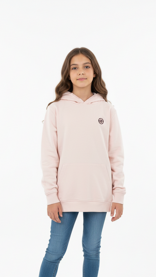 ROADWEAR GIRLS EMBRIODED BADGE HOODIE