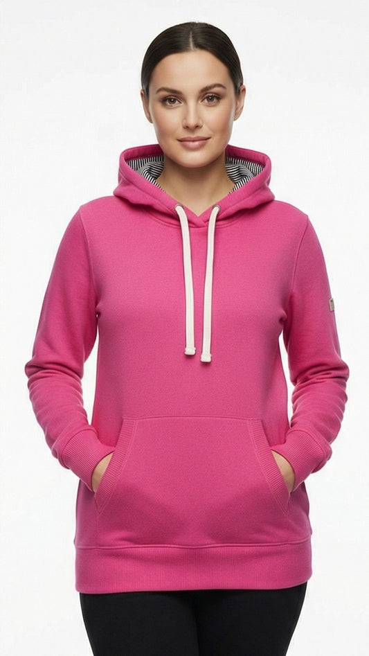 NGS Womens Basic Pink Hoodie