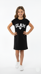 SOHO NEW YORK Girls Sleeveless Printed Dress