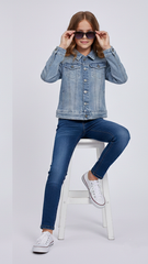 DL Girls Manning Ice Blue Denim Jacket