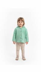 ZR GIRLS BUTTON DOWN HOODIE