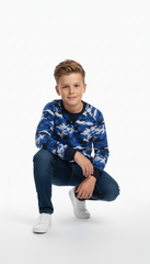 LEFTIES لڑکوں کی پرنٹ شدہ سویٹ شرٹ