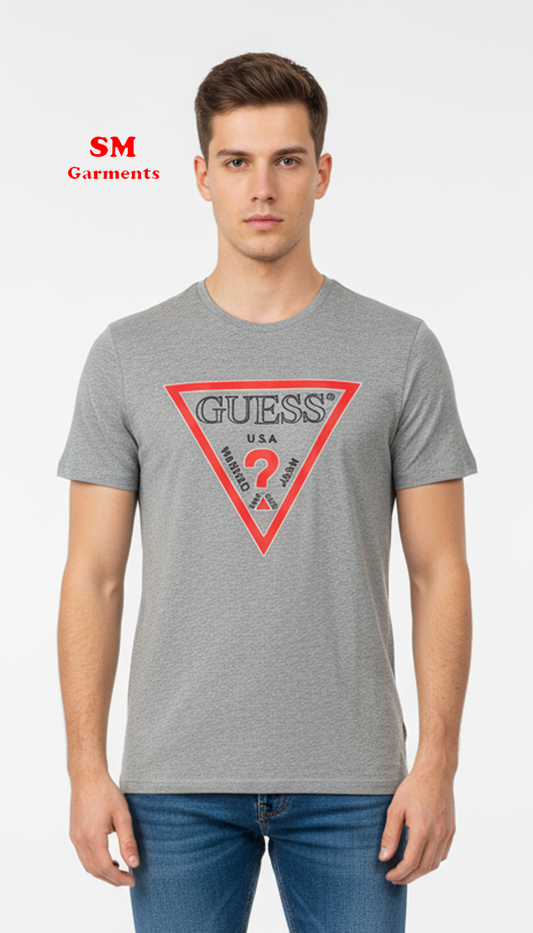 GUESS MENS PRINTED LOGO T-SHIRT