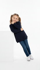 ROADWEAR Girls Long Sweatshirt With Embroided Logo
