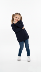 ROADWEAR Girls Long Sweatshirt With Embroided Logo