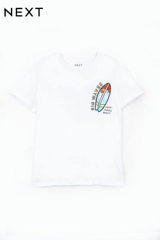 BOYS POCKET PRINT TEES