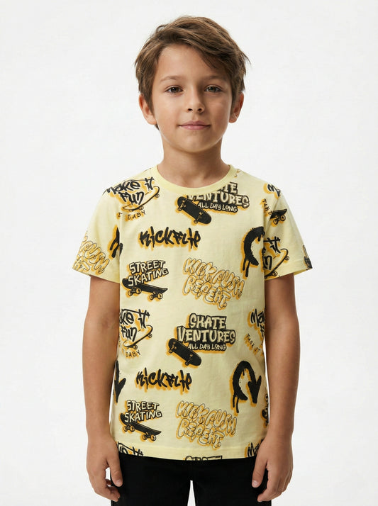 LCW Boys Urban Skate Graphic T-Shirt