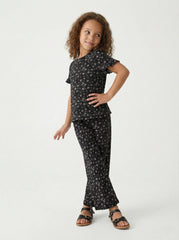 OKAIDI Girls Floral Two Piece Set