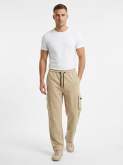 Bershka Men Cargo Relaxed Fit Trouser