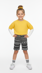 STUDIO33 Girls Pattern Printed shorts
