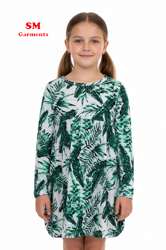 VERSACE GIRLS FLORAL DRESS