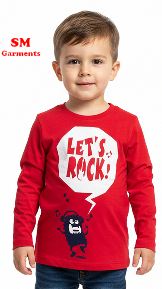 LITTLE KIDS Boys Long Sleeves T-Shirt
