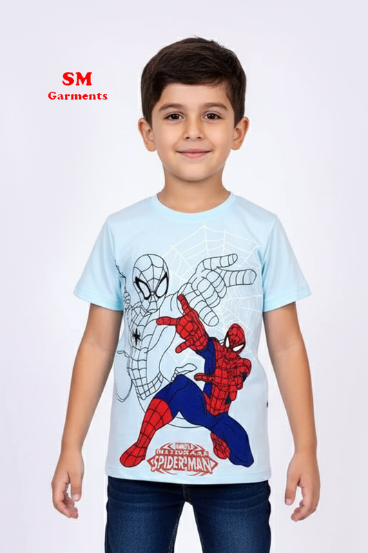 MARVEL SPIDER MAN PRINTED BOYS TEES