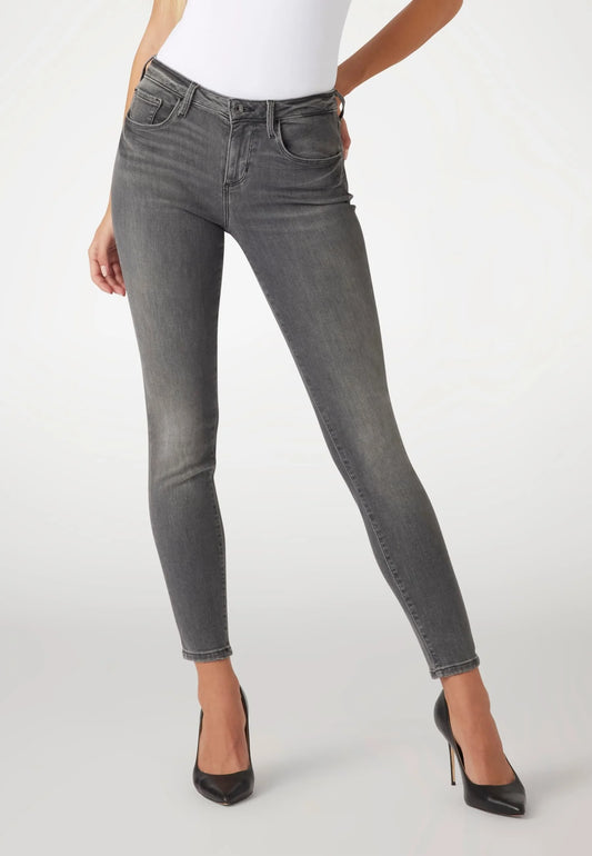 GUESS Women Skinny Jeans 'Annette' in Grey Denim