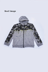 ROADWEAR Boys Printed Zipper Hoodie and Jogger Suit