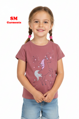 DU PAREIL GIRLS PRINTED T-SHIRT