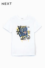 BOYS GOOD VIBES PRINT TEES