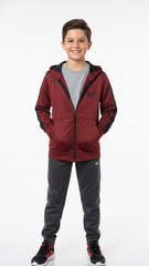 REEBOK BOYS FASHION ZIPPED HOODIE
