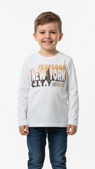 INEXTENSO BOYS PRINTED LONG SLEEVED T-SHIRT