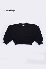 ZR Girls basic Cropped Sweatshirt