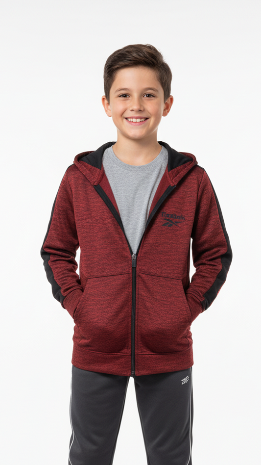 REEBOK BOYS FASHION ZIPPED HOODIE