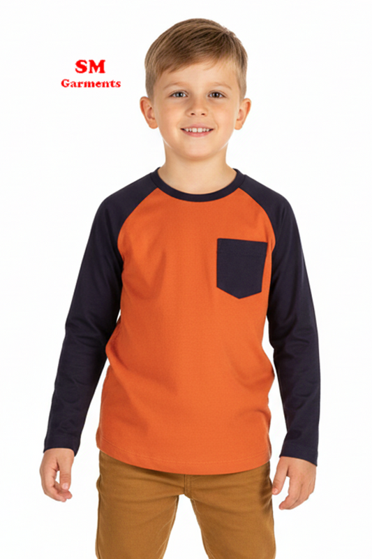 TILT چھوٹا بچہ لڑکوں کی بیس بال ٹی شرٹ