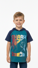 ROADWEAR BOYS SHARK PRINTED HOODIE