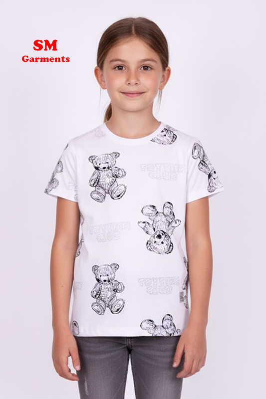 Girls Cotton T-Shirt