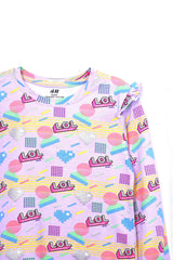 GIRLS PRINTED FULL SLEEVE T SHIRT