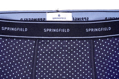 BLUE PATTERNED DOTTED BOXER ONE PIECE