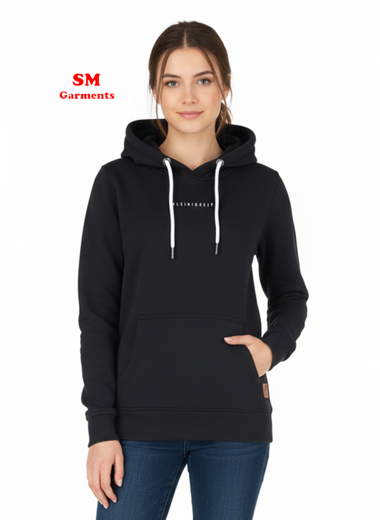 KLEINIGKEIT WOMENS NORDLICHT BACK PRINT HOODIE