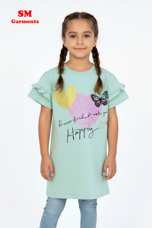 DU PAREIL GIRLS PRINTED T-SHIRT