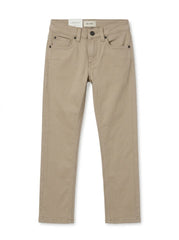 DL Boys Sand Beige Slim Fit Stretch Denim Jeans