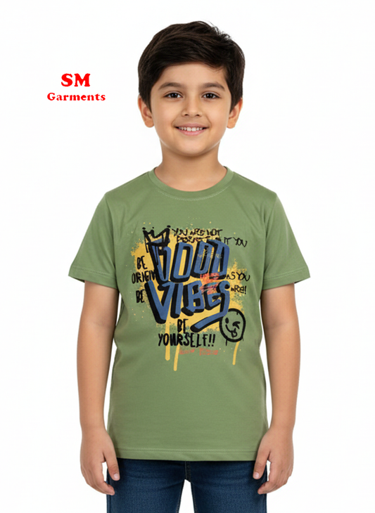 BOYS GOOD VIBES TEES