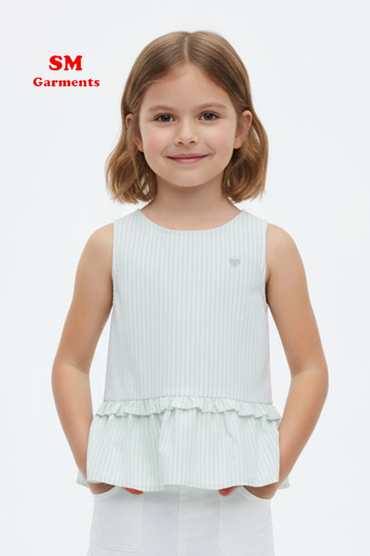 HEART LOGO COTTON VEST TOP