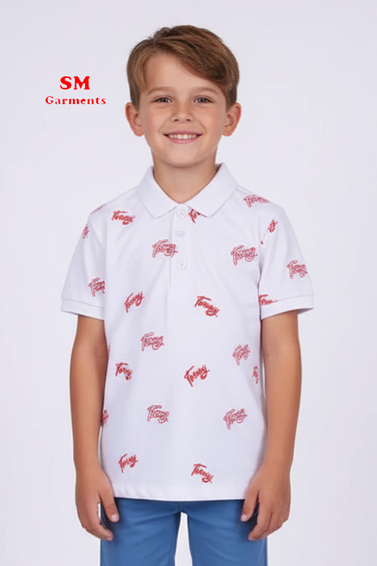 BOYS PRINTED POLO